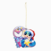 Ёлочная игрушка новогодняя &laquo;Нежность&raquo;, на Новый год, 8,8 х 8,7 см