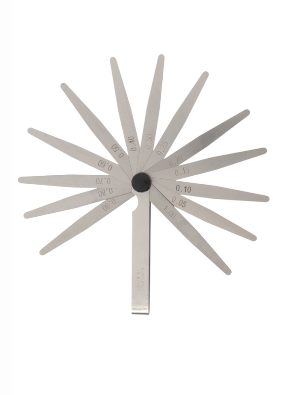 Щуп веерный &laquo;СЕРВИС КЛЮЧ&raquo;, 0.05-1.0 мм, 13 листов, в блистере