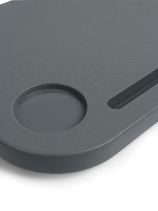 Корзина - столик Maclay 2 в 1, складная, 47 х 28,5 х 23,5 см, стол 45 х 28 х 16 см, серая