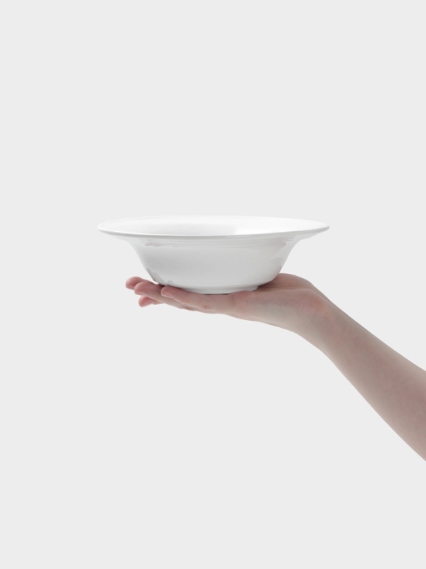 Тарелка глубокая Hanna Kn&ouml;vell, d=19.8 см, фарфор, белая