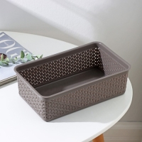 Корзинка универсальная Wenge, 2,25 л, 25,7&times;15,8&times;8 см, серая