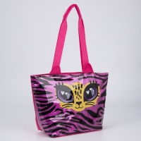 Сумка детская с блестками &laquo;Розовый леопард&raquo;