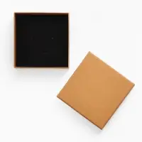 Коробочка подарочная под набор "Крафт", 9*9 см, цвет бежевый