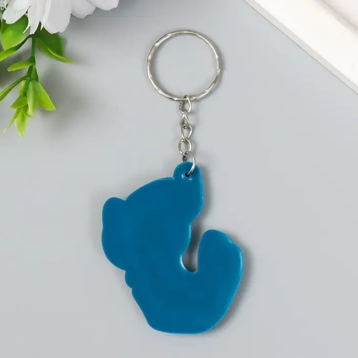 Брелок резина "Дракоша в очках" 5,5х4,5 см