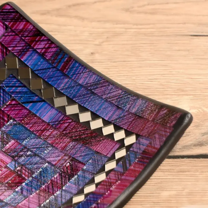 Тарелка декоративная 20х20х5 см, керамика