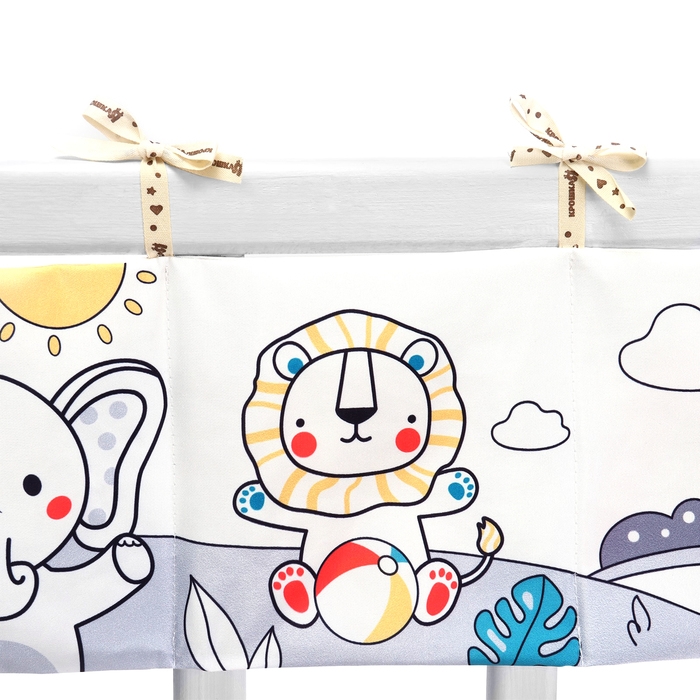 Бортик на кроватку &laquo;Baby time&raquo; 14х70 см, Крошка Я