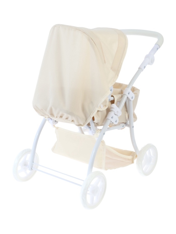 Коляска для кукол универсальная, с переноской, с корзиной, металлический каркас