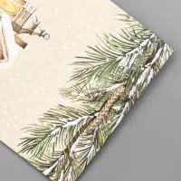 Пакет подарочный новогодний ламинированный, &laquo;Новогодний дом&raquo; , 18&times;10&times;22.3 см