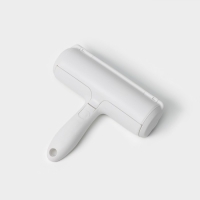 Щётка для удаления волос и шерсти Доляна, 19&times;18,5&times;5,5 см, цвет белый