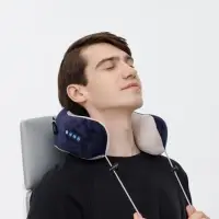 Дорожная подушка-массажер inRelax, синяя