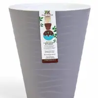 Горшок "Валенсия" 2,8 л, D-17 см, h-20 см, цвет серый шёлк