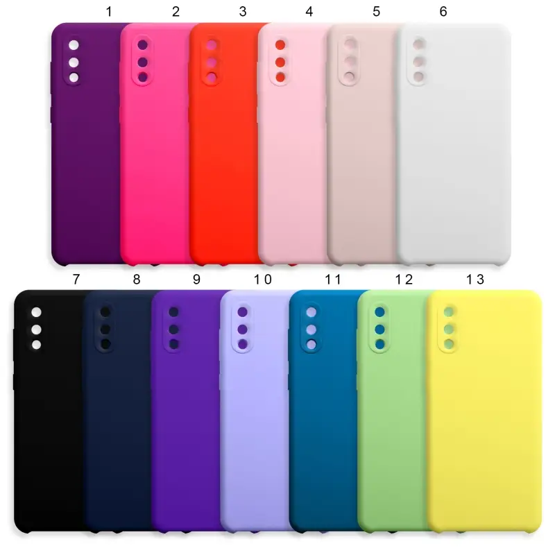 Чехол Samsung A02/M02 Silicone Cover (без лого)