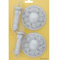 Крючок для штор CAPPIO KS031, d=95 мм, цвет серебро, 2 шт