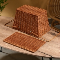 Корзина для пикника 33х20х22 см, ротанг