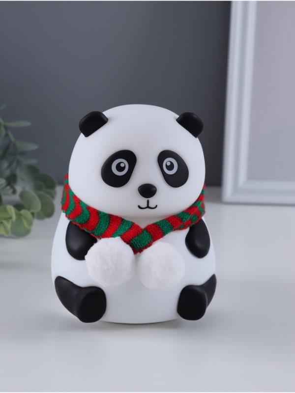 Ночник антистресс "Панда в шарфе" 2Вт LED RGB USB 10,5х10х13,5см