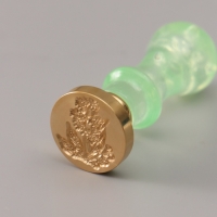 Сургучный набор "Растение" печать, ручка, сургуч 12,5х10х3,6 см