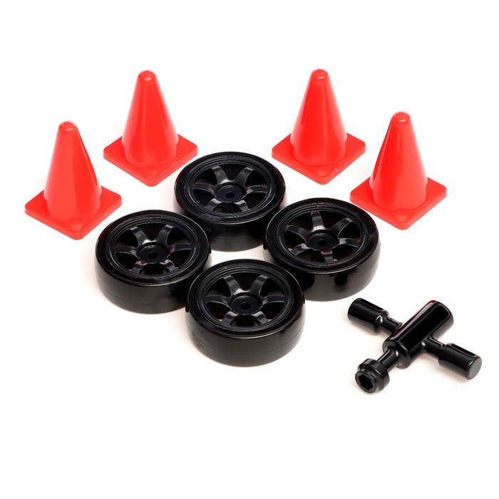 Машинка на пульте управления &laquo;Легенда Дрифта&raquo;, радиоуправление, полный привод, 40 км/ч, 2 комплекта колёс, 1:16, цвет белый