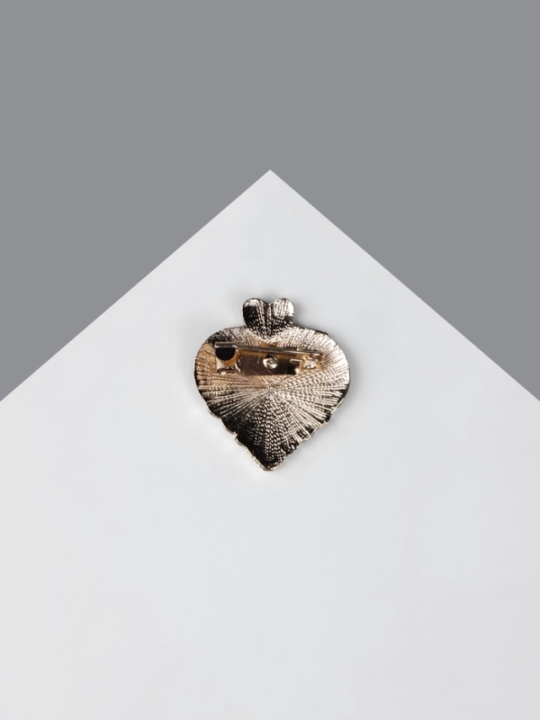 Брошь &laquo;Сердце&raquo; из рукопожатия, цвет МИКС (неделимая фасовка 12 шт., цена за шт.)