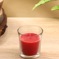 Свеча ароматическая "Candle" 100 гр, клубничный взрыв