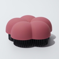 Расчёска массажная &laquo;Цветок&raquo;, 8.5&times;4 см, розовая