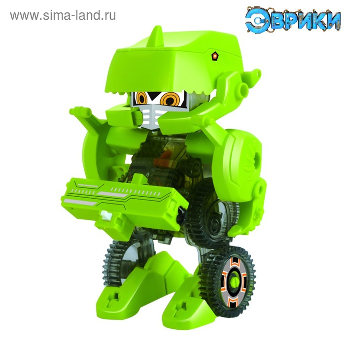 Робот 4 в 1 &laquo;Динобот&raquo;, электронный конструктор, на батарейках