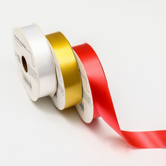 Лента для декора и подарков, микс, 2 см х 45 м