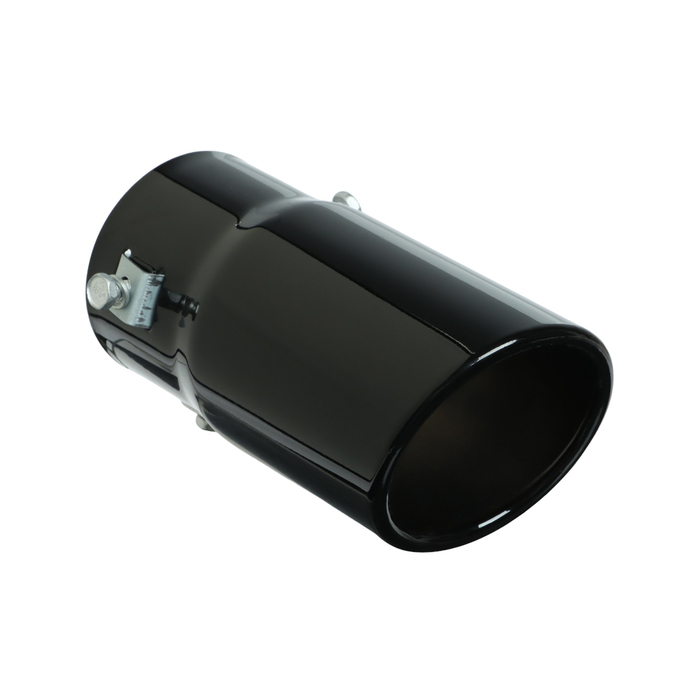 Насадка на глушитель 13.5&times;7.5 см, посадочный 60 мм, скошенная, черный глянец