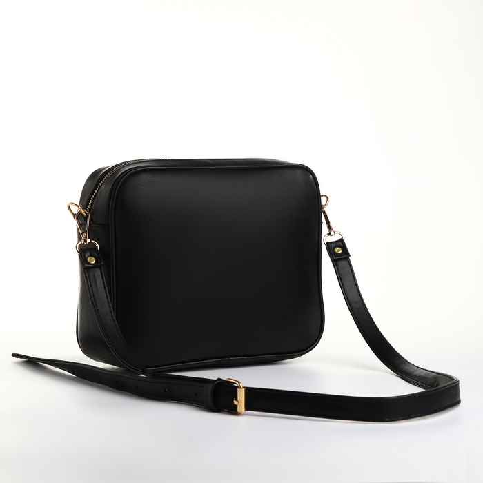 Сумка женская через плечо TEXTURA, маленького размера, цвет чёрный