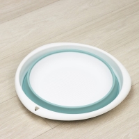 Таз складной &laquo;Флекс&raquo;, 10 л, 39.5&times;40&times;5.5 см, цвет морская волна