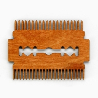 Расческа для бороды в конверте &laquo;Встречают по бороде&raquo; 7,3 х 5,4см