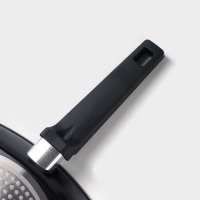 Сковорода гриль квадратная Magistro Flame, 28&times;28 см, антипригарное покрытие, индукция, цвет чёрный