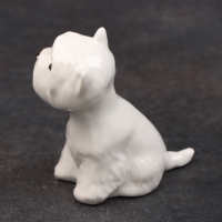 Статуэтка фарфоровая "Вест хайленд уайт терьер, сидит", 7 см