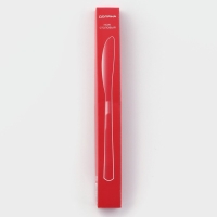 Нож столовый из нержавеющей стали Доляна &laquo;Оптима&raquo;, длина 20,7 см, толщина 2 мм, цвет серебряный