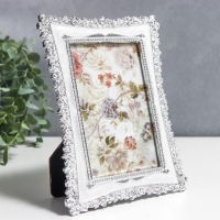 Фоторамка 10х15 см "Розы" перламутр 19,7х15х1 см