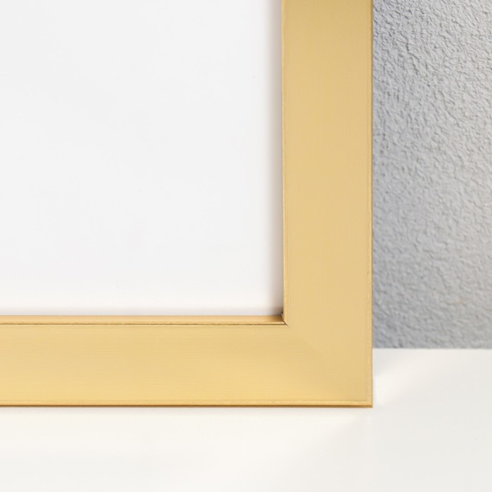 Фоторамка пластик "МИРАМ" 40х60 см, 641811 золото (пластиковый экран)