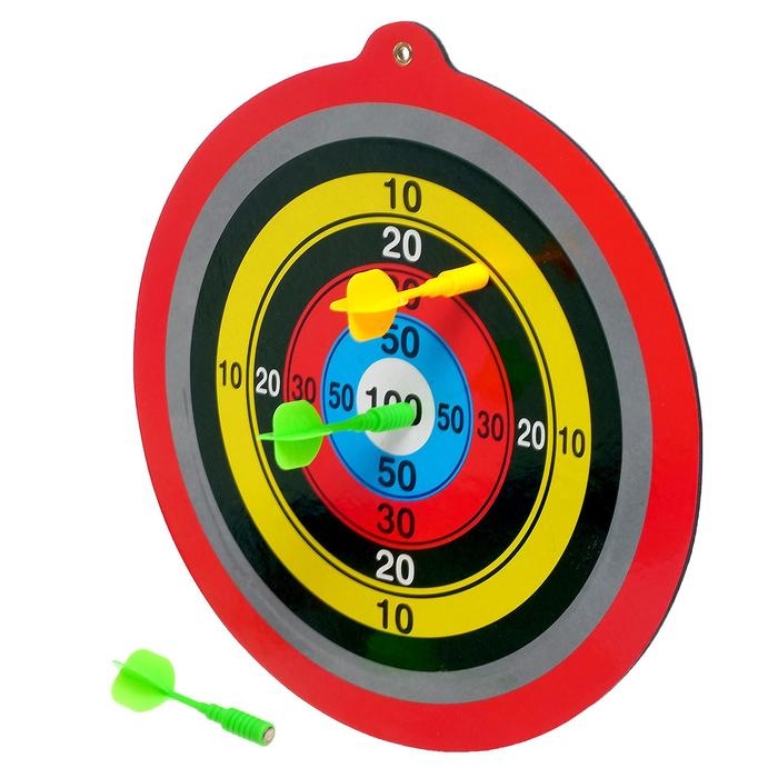 Дартс &laquo;Сто очков&raquo;, с магнитными дротиками, МИКС