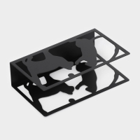 Салфетница Доляна &laquo;Кошки&raquo;, 14&times;4&times;8 см, цвет чёрный