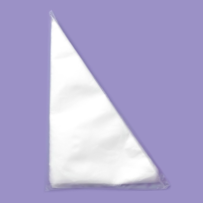 Кондитерский мешок одноразовый, 100 шт, 30&times;19,5 см (М), цвет прозрачный