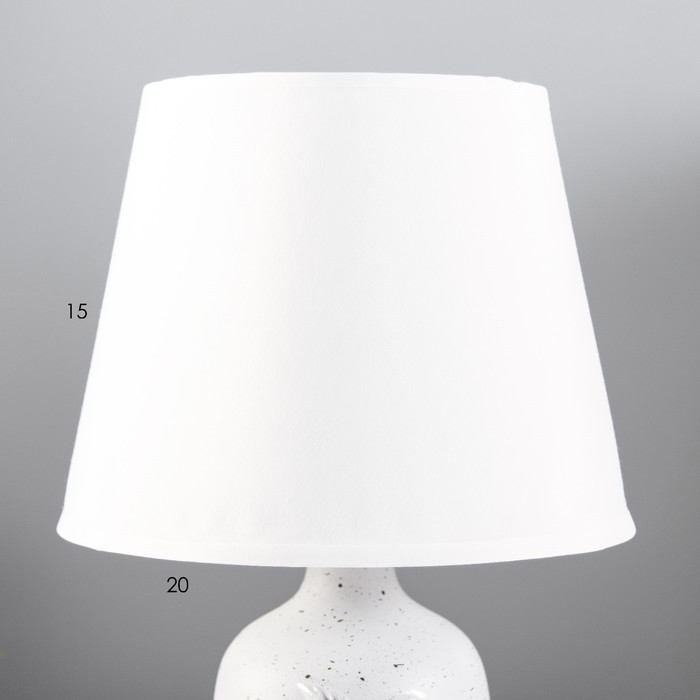 Настольная лампа "Ананас" Е14 40Вт серый серебро 20х20х32см RISALUX