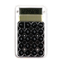 Калькулятор настольный 08-разрядный, KS-005, прозрачный корпус