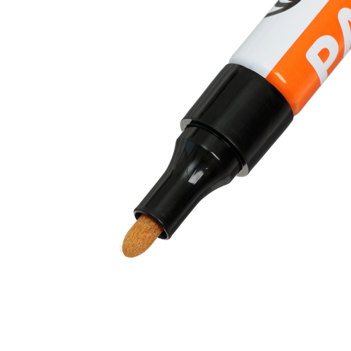 Маркер краска (лаковый) наконечник пулевидный 4 мм, черная (цена за шт)