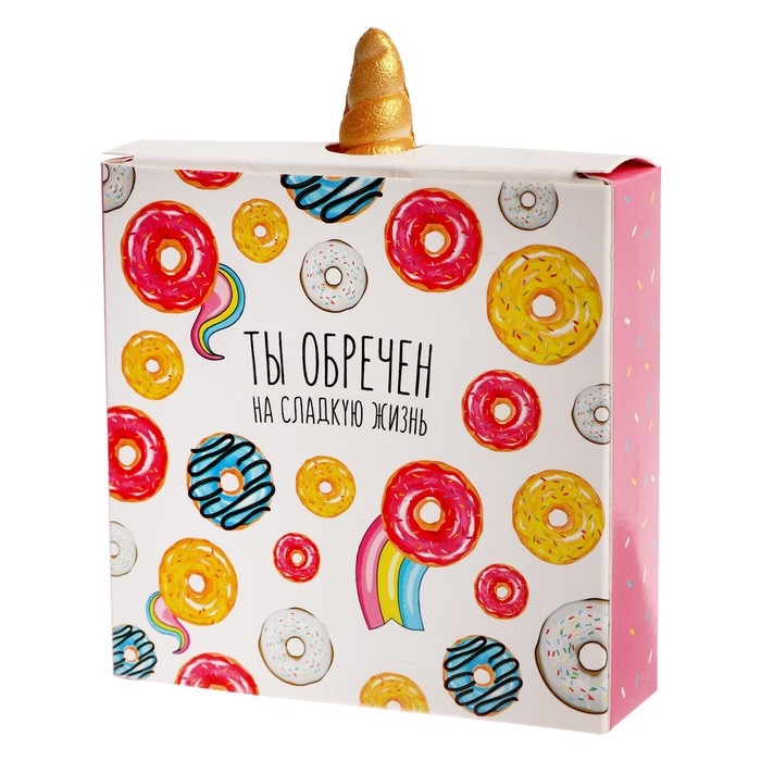 Антистресс сквиш мялка &laquo;Единорог&raquo;, пончик