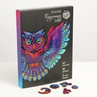 Пазл деревянный фигурный &laquo;Сказочная сова&raquo;, 87 элементов