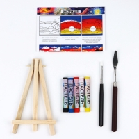 Рисование пастелью c холстом на подрамнике &laquo;Закат&raquo;, набор для творчества