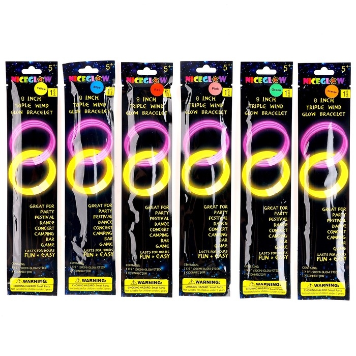 Неоновая палочка &laquo;Браслетик&raquo;, МИКС