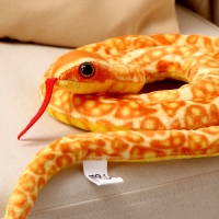 Мягкая игрушка &laquo;Змея&raquo;, 108 см, цвет оранжевый, жёлтый