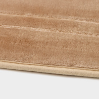 Коврики для ванной и туалета Доляна &laquo;Гранж&raquo;, 2 шт: 40&times;50 см, 50&times;80 см, цвет бежевый