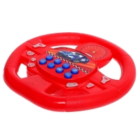 Музыкальный руль &laquo;Весело рулим&raquo;, работает от батареек, цвета микс