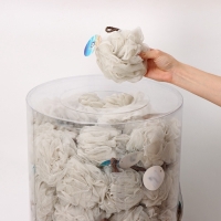 Мочалка для тела Доляна &laquo;Нежность&raquo;, 50 гр, тубус в подарок, цвет МИКС