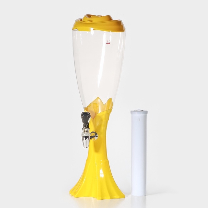 Башня пивная &laquo;Вавилон&raquo;, 3 л, цвет жёлтый